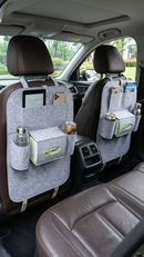 Organizador De Vehículo Carro Asiento Con Bolsillos
