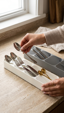 Organizador de Cubiertos para Cajón de Cocina – Orden, estilo y practicidad en un solo lugar